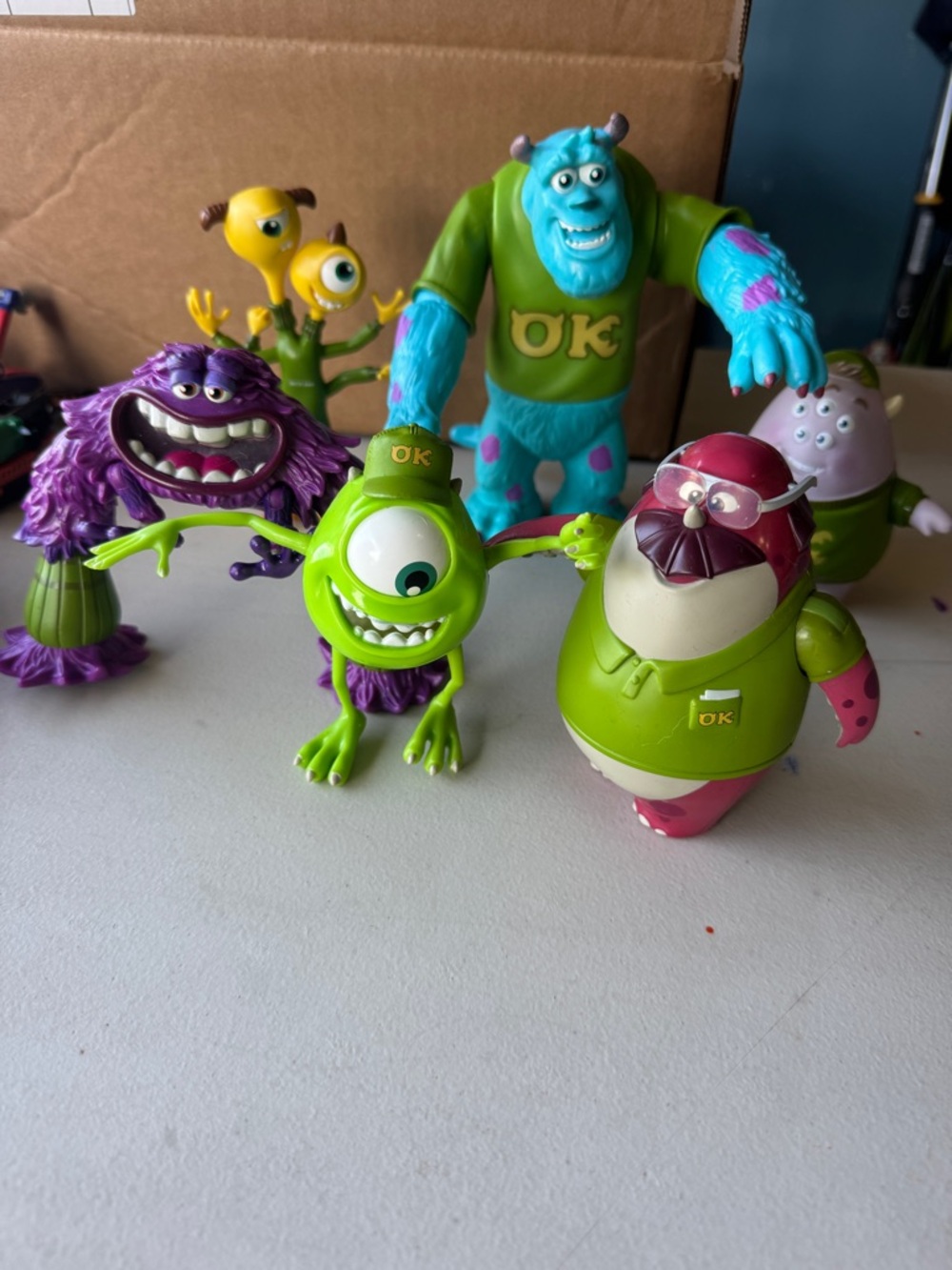 Monsters Inc University figurines bundle. Pre-owned